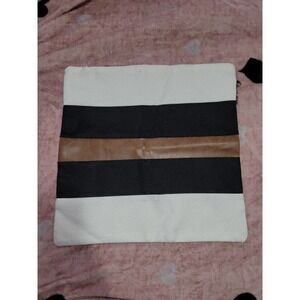 Beige Black Brown Decorative Pillow case